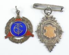 2 ANTIQUE MEDALS/FOBS