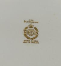 FIVE MINTON "BUCKINGHAM" SERVING PIECES