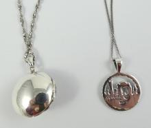 2 SCOTTISH PENDANT NECKLACES