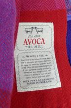 TWO IRISH "AVOCA MILL" THROW BLANKETS