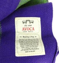 TWO IRISH "AVOCA MILL" THROW BLANKETS