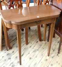 VINTAGE FLIP-TOP GAMES TABLE