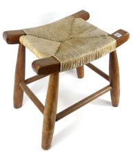 WOVEN TWINE STOOL