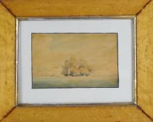 PAIR EARLY ENGLISH WATERCOLOURS