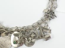 STERLING CHARM BRACELET