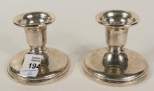 PAIR OF BIRKS STERLING CANDLEHOLDERS