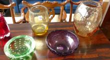 MCM ART GLASS VASES AND BOWLS