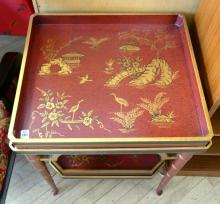 ASIAN TWO-TIER TRAY TOP TABLE
