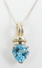 TOPAZ PENDANT ON CHAIN