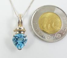 TOPAZ PENDANT ON CHAIN