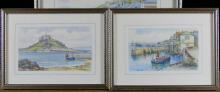 SET OF FIVE T.H. VICTOR WATERCOLOURS