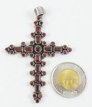 GEMSTONE CROSS PENDANT