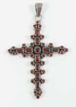 GEMSTONE CROSS PENDANT