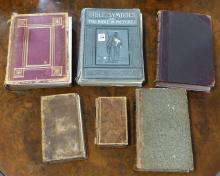 SIX ANTIQUE BOOKS