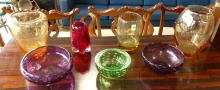 MCM ART GLASS VASES AND BOWLS