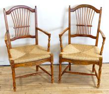 PAIR OF ARMCHAIRS