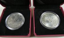 4 CANADIAN SILVER DOLLARS