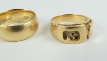 2 GOLD RINGS