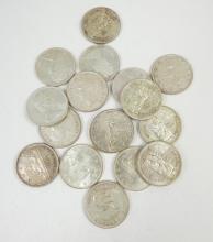 17 CANADIAN SILVER DOLLARS