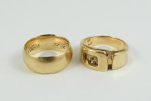 2 GOLD RINGS