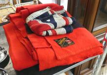 TRAPPER BLANKET AND UNION JACK FLAG