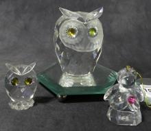 SWAROVSKI FIGURINES, ETC.