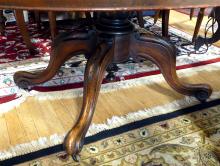 BURL WALNUT COFFEE TABLE