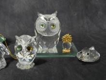 SWAROVSKI FIGURINES, ETC.