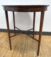INLAID MAHOGANY PARLOUR TABLE