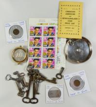 COINS, COASTER, KEYS & STAMPS