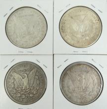 4 U.S. SILVER DOLLARS