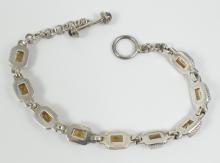 CITRINE INLINE BRACELET