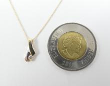 DIAMOND PENDANT ON CHAIN