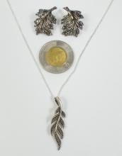 PENDANT NECKLACE & EARRINGS