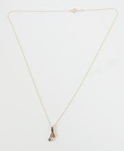 DIAMOND PENDANT ON CHAIN