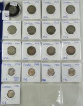 CANADIAN SILVER COINS