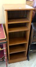 TEAK ROTATING CD RACK