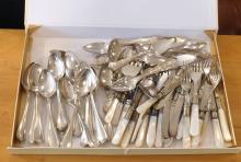 THREE CASES OF CUTLERY