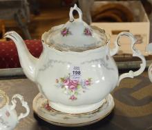 ROYAL ALBERT "TRANQUILLITY" SERVING PIECES