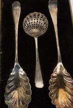 ASSORTED SILVERPLATE FLATWARE AND SERVERS