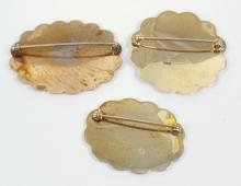 3 BIRKS BROOCHES