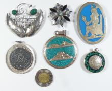 6 PENDANTS & BROOCHES