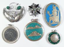 6 PENDANTS & BROOCHES