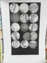ASSORTED ARTWORK & ARTIST'S PORTFOLIO CASE
