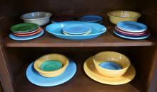 FIESTA WARE POTTERY DISHES