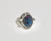 BLACK OPAL RING