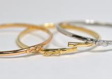 18K GOLD BANGLES