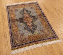 MACHINE MADE SILK RUG