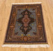 MACHINE MADE SILK RUG