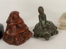 FOUR CHINESE FIGURINES